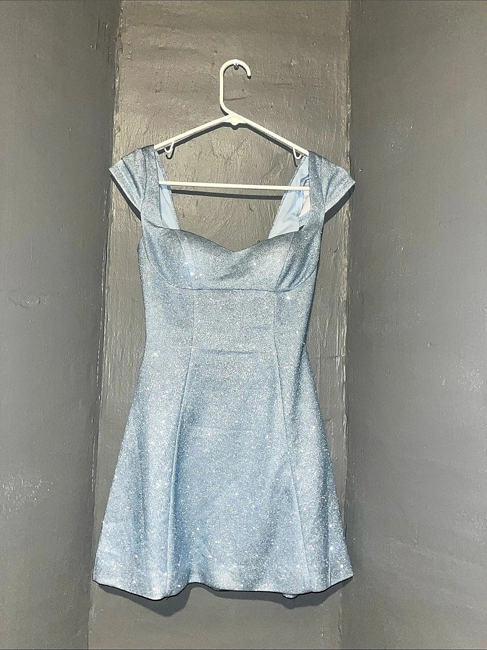Windsor Sparkle Mini Dress in Blue Size XXS NWT fits like a XS/S